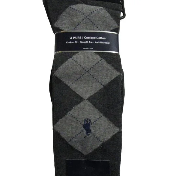 white christmas dresses Polo Ralph Lauren Youth Logo Striped Crew Socks 3-Pack – DTLR main image 1
